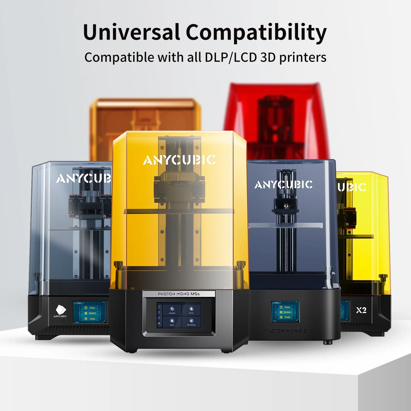 ANYCUBIC Resina Standard Plus 1kg per Stampante 3D, Resina a Polimerizzazione UV Rapida SLA 405nm, Alta Precisione e Fotopolimero Rapido per Stampa 3D LCD/DLP/SLA (Traslucido)