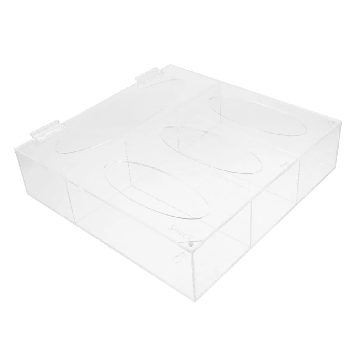 Dispenser da Parete Organizer Minimalista per Guanti in Acrilico Trasparente per Accesso Rapido in Spazi Professionali o Laboratorio