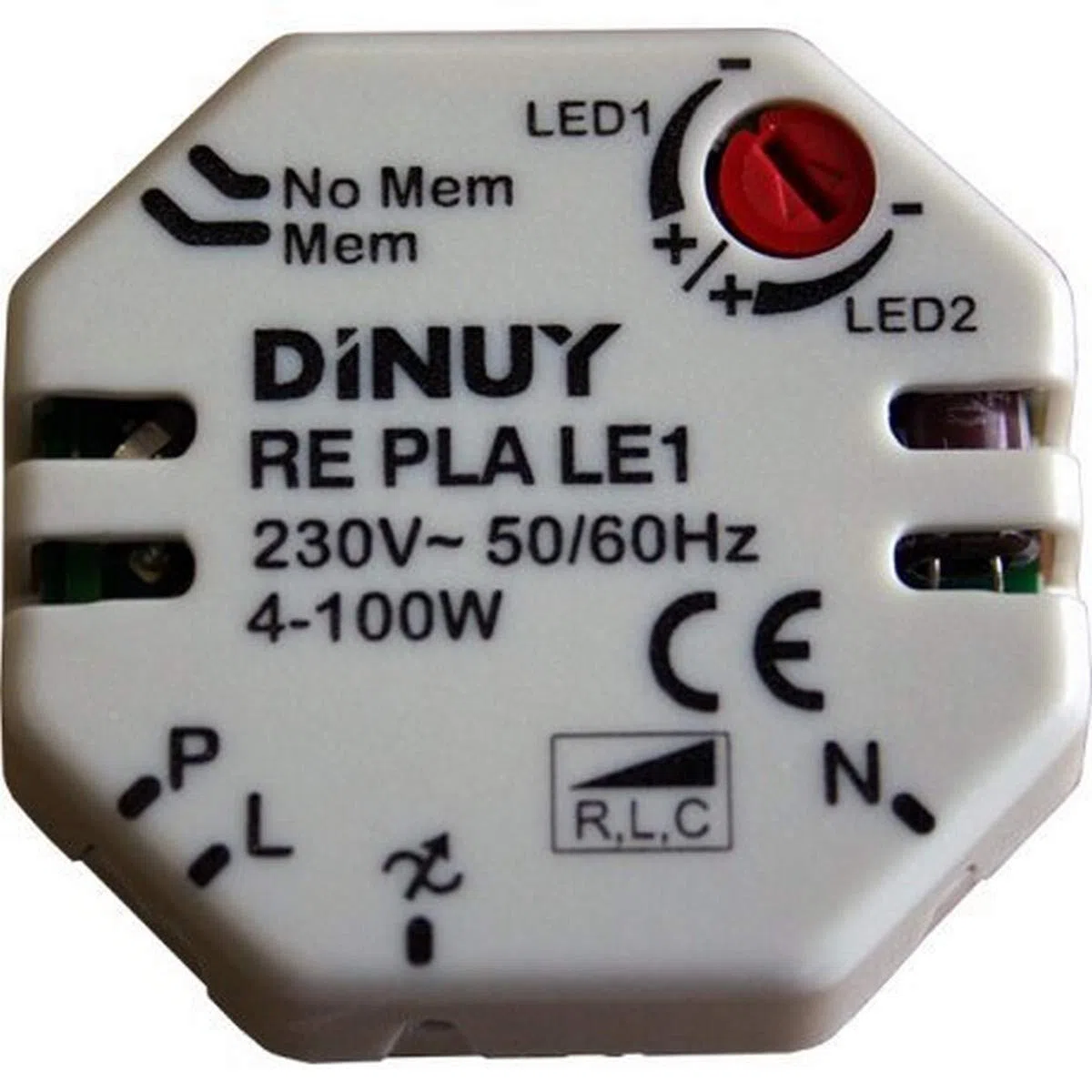 Dinuy Re. PLA. LE1 – Dimmer Lampade LED 230 V/12 V