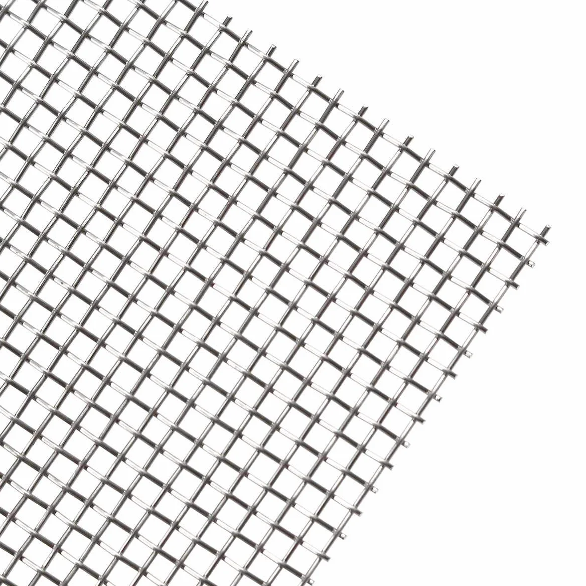 Acciaio Inox 304 Woven Wire Mesh 10 Mesh Rete Di Recinzione Rete Metallica Foglio 2,17 Millimetri Hole-50x100cm/19.7x39.4inch 2pcs