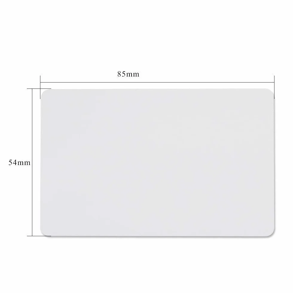 HERNAS Smart Card UID riscrivibile da 100 pezzi, schede RFID Mi-Fare 1K S50, scheda porta scheda vuota da 13,56 MHz per controllo accessi, settore blocco 0, conforme a ISO 14443 A