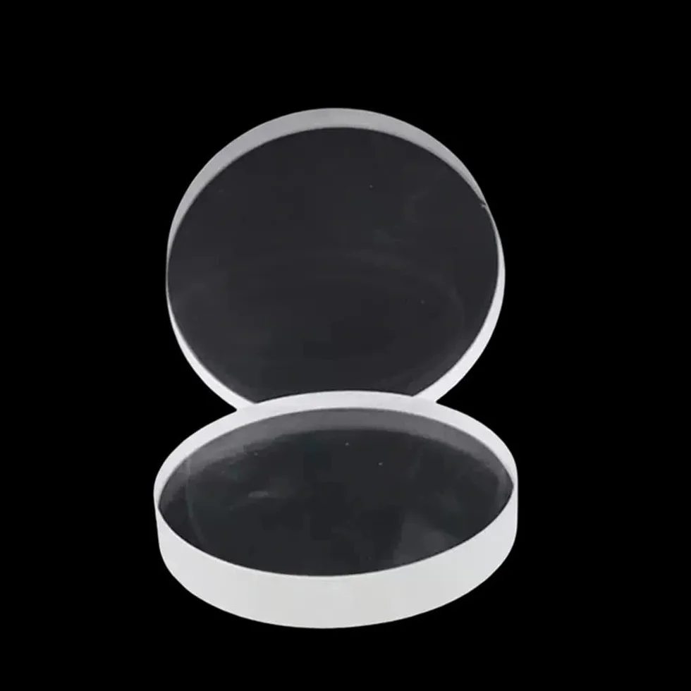 Disco di vetro spia in borosilicato spesso 10 mm, lente di visualizzazione ad alta pressione for caldaie, diametro 50-165 mm, attacco flangiato(55x10mm)