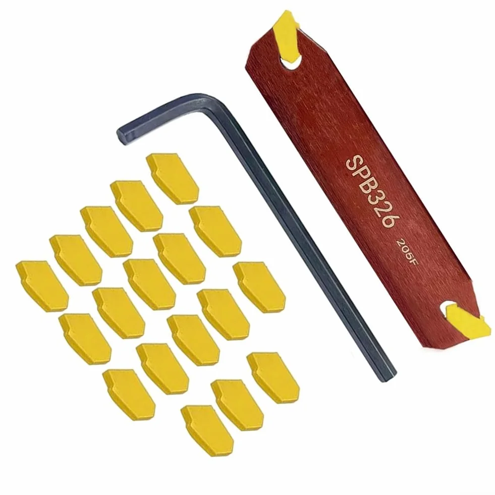 SPB326 Utensile da taglio per scanalature 20 inserti indicizzabili SP300 carburo 3 mm tornio CNC acciaio inossidabile