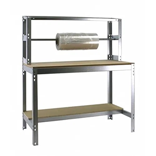 Banco de trabajo BT4 galva/madera 144,5x91x76cm