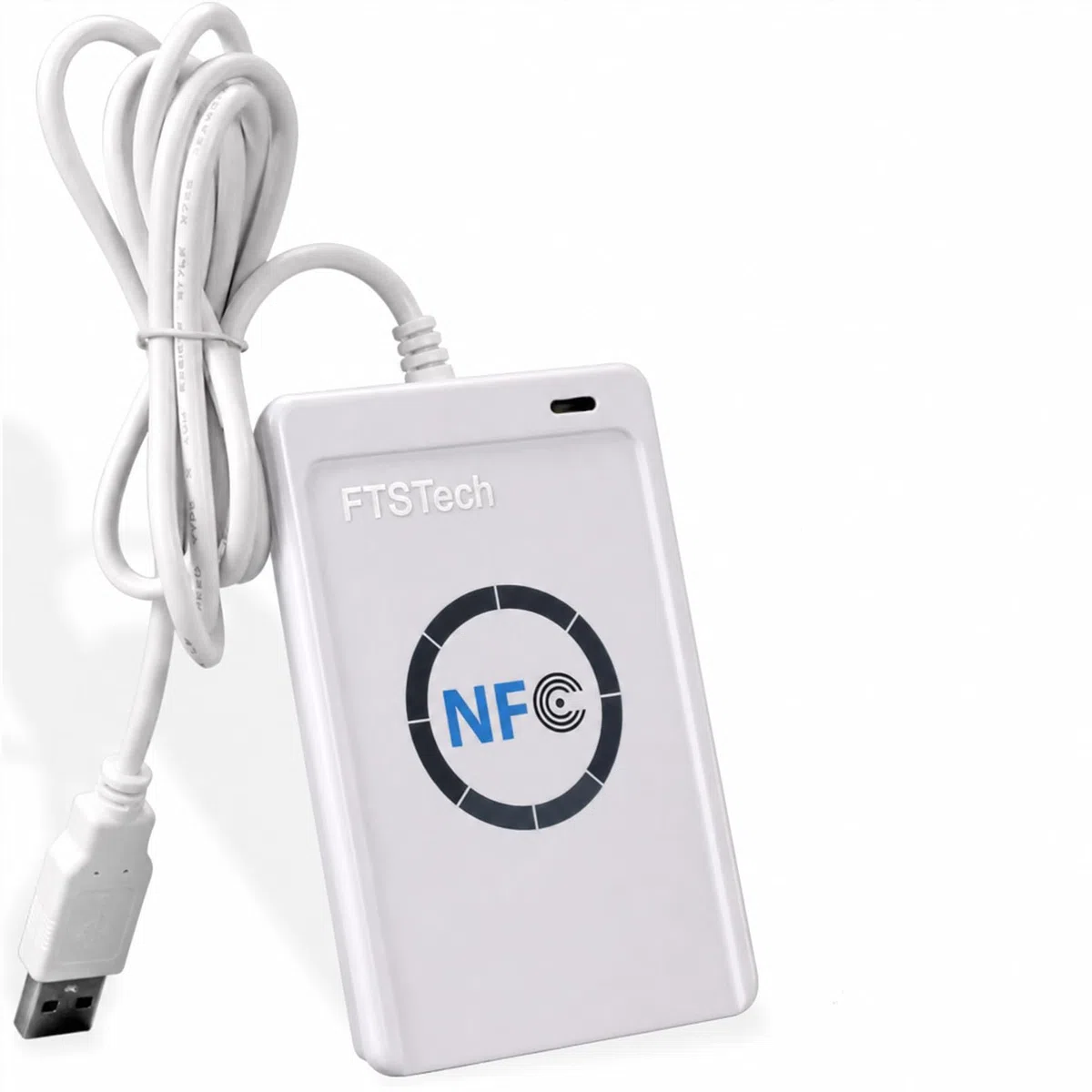 ACR122U Smart NFC RFID Lettore / Scrittore ISO 14443 A/B Card Clonatrice+Software Libero + 5 pz Portachiavi UID Scrivibili