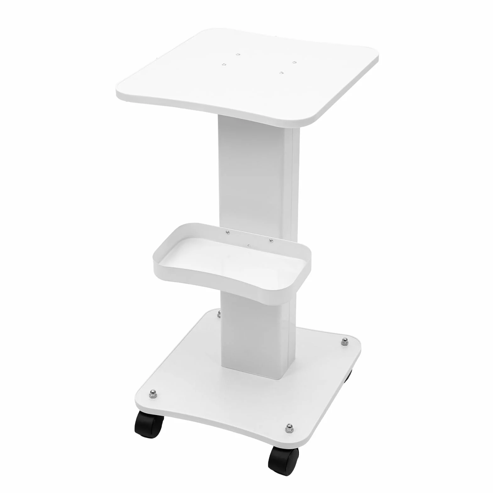 Carrello cosmetico, carrello portatile con ruote, carrello mobile multifunzione a 3 livelli, capacità 40 kg, 4 ruote girevoli, due con freno, casa ufficio, cucina, 38 x 35 x 69 cm