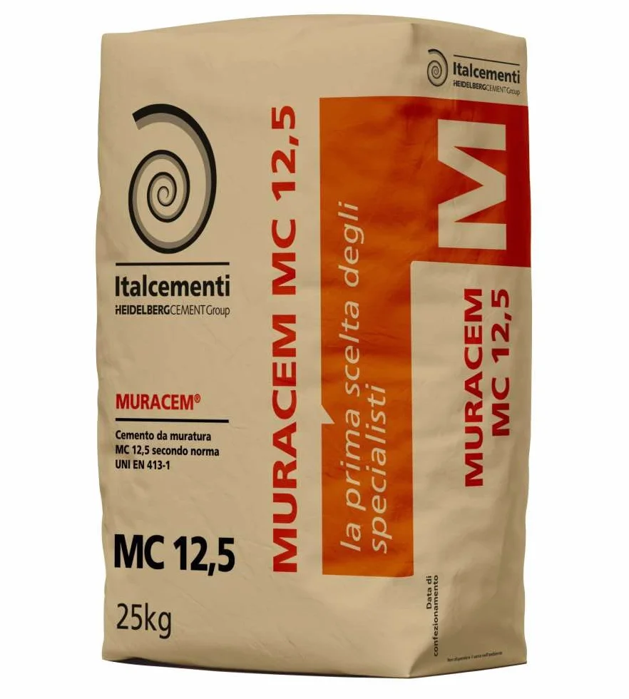 Cemento Multifunzionale i.pro Muracem - Italcementi - Grigio - Polvere - Cemento per Muratura