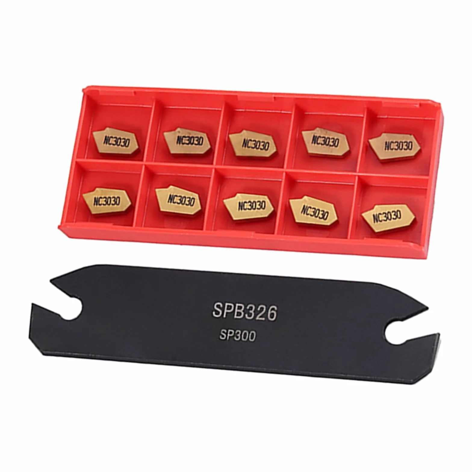 SPB26-3 Utensile da taglio scanalature 26 mm 10 inserti GTN-3 SP300 lame carburo alta durezza per semilavoratura acciaio
