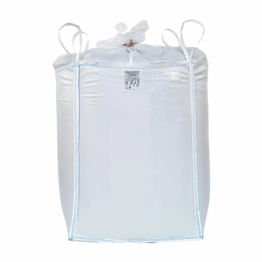 IMBALLAGGI 2000-3 Sacchi Big Bag Omologato, 1000 kg 90x90x120 cm, Sacco Polipropilene per Trasporto e Smaltimento Rifiuti Speciali con Chiusura a Caramella