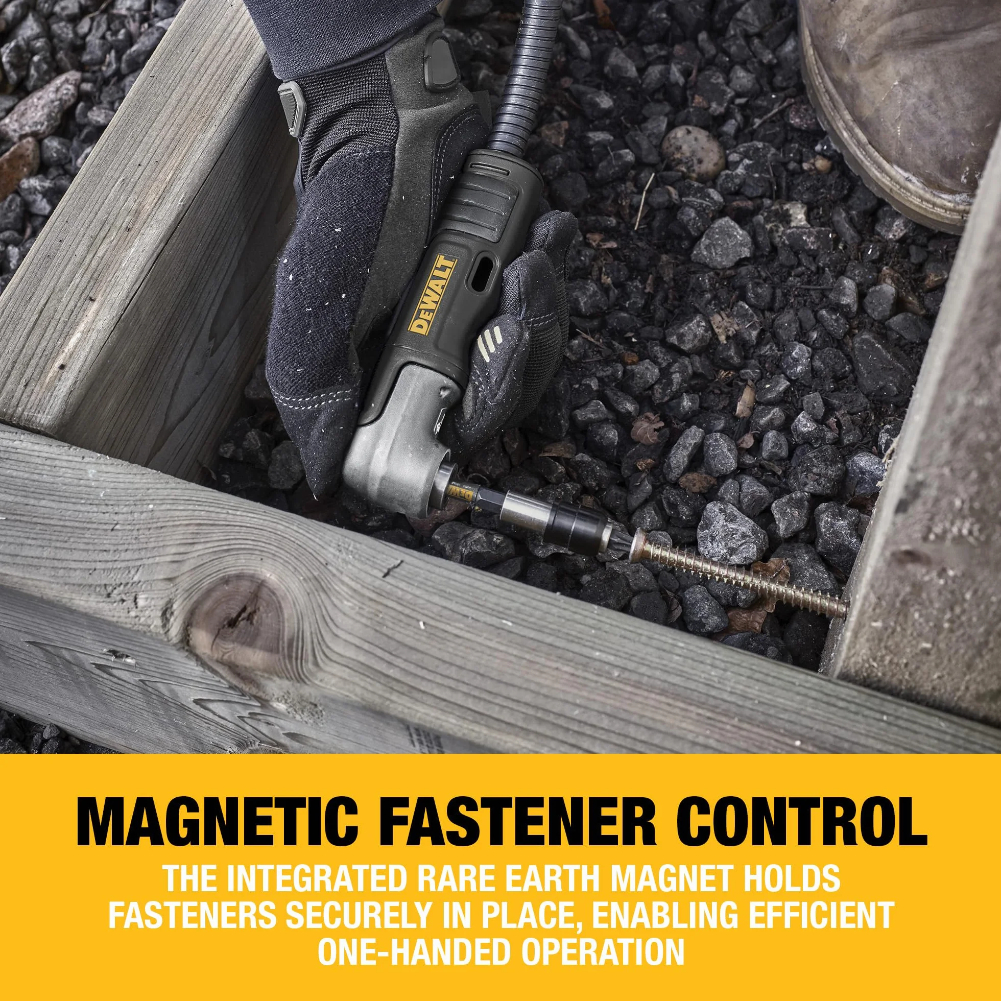 DeWalt DT20500-QZ Adattatore Angolo Trapano 140mm 6,35mm 1/4"