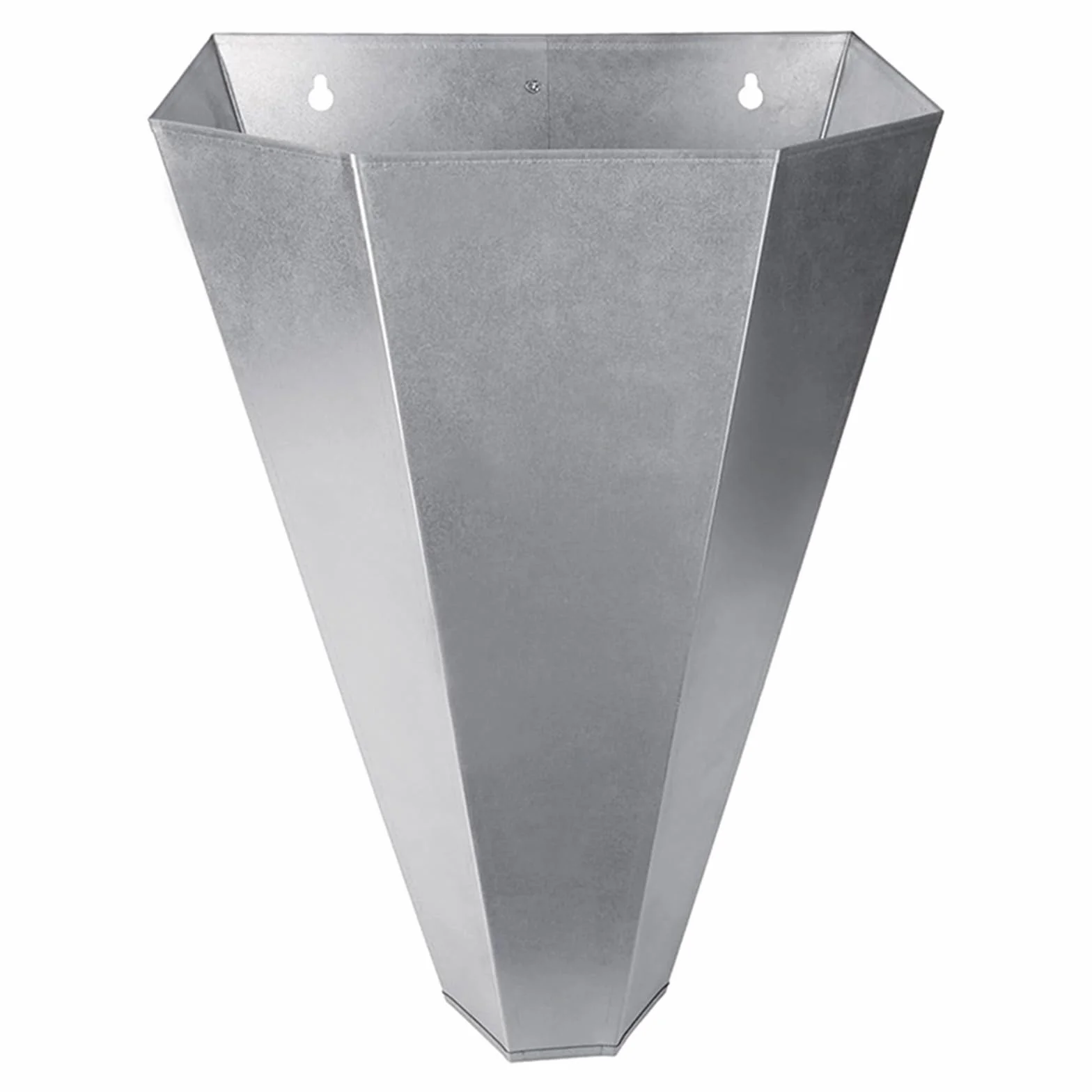 Cono in acciaio per pollame con bordi di sicurezza orlati per polli, tacchini e altre varietà comuni di uccelli da fattoria da 2,7 a 6,4 kg