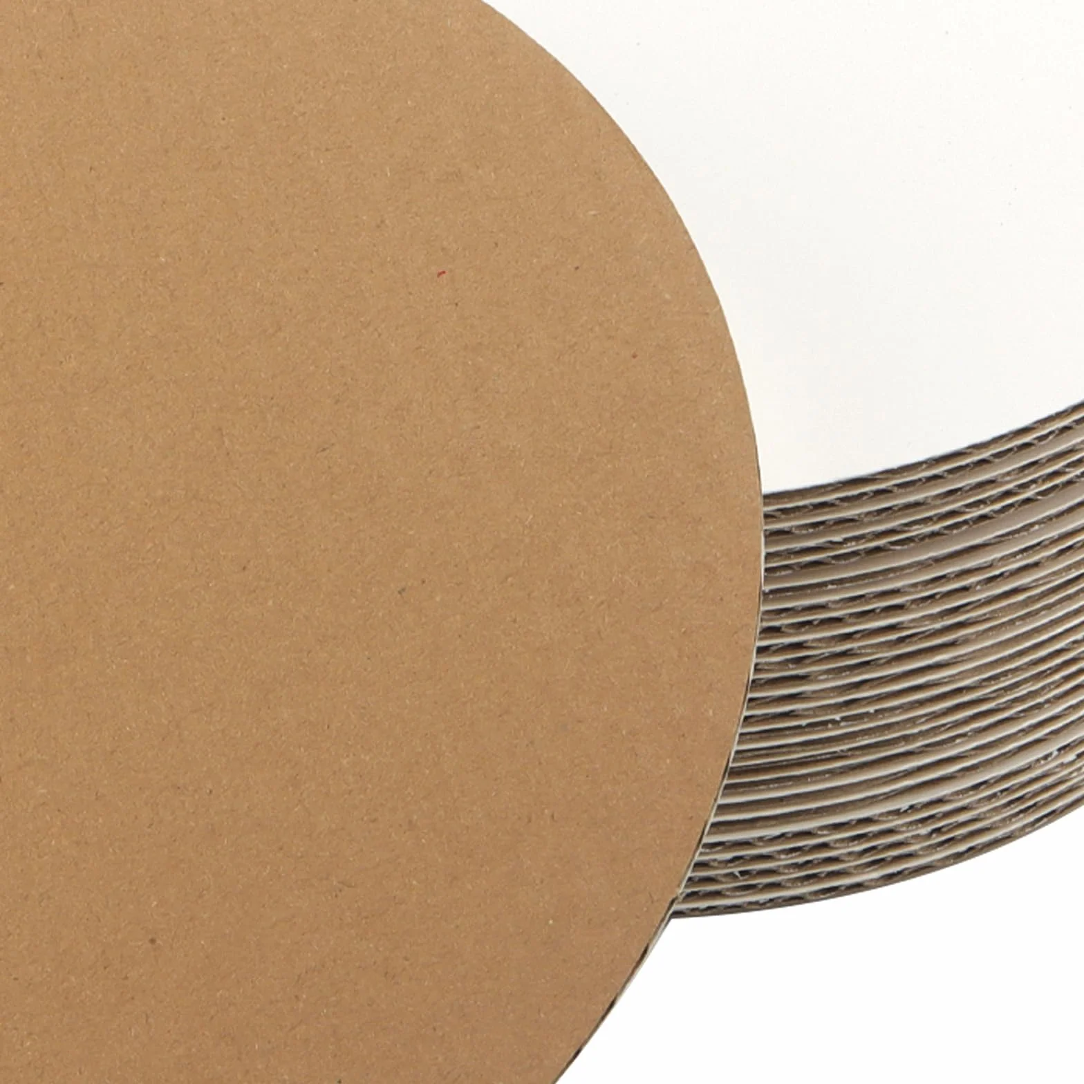 PINGEUI 50 vassoi rotondi per torte 20 cm bianchi 2 mm