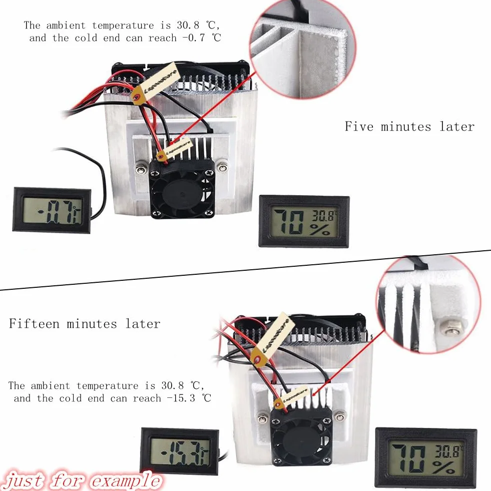 Lsgoodcare Kit Peltier raffreddamento DIY 12V semiconduttore frigorifero TEC1-12706 heatsink module + ventilatore