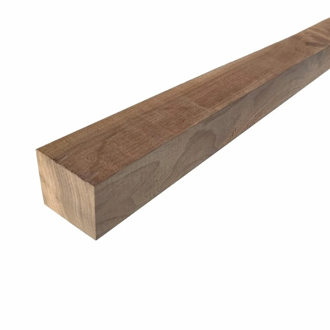 Listello Legno Massello Noce Canaletto Grezzo 50x50x1500 mm
