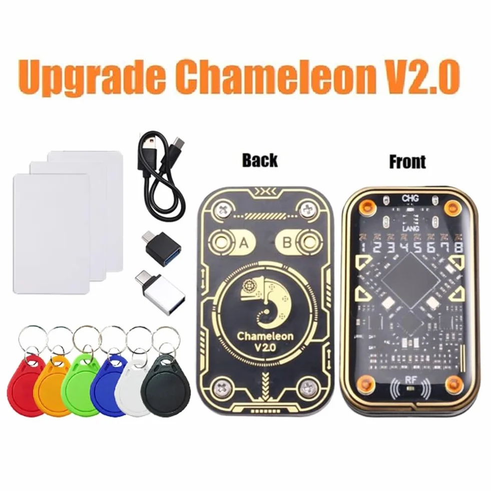 Chameleon Ultra V2.0 RFID Ultimate Emulatore NFC Duplicatore + 3XCUID 6XUID 125Khz 13.56Mhz Card Decodifica Lettore RFID