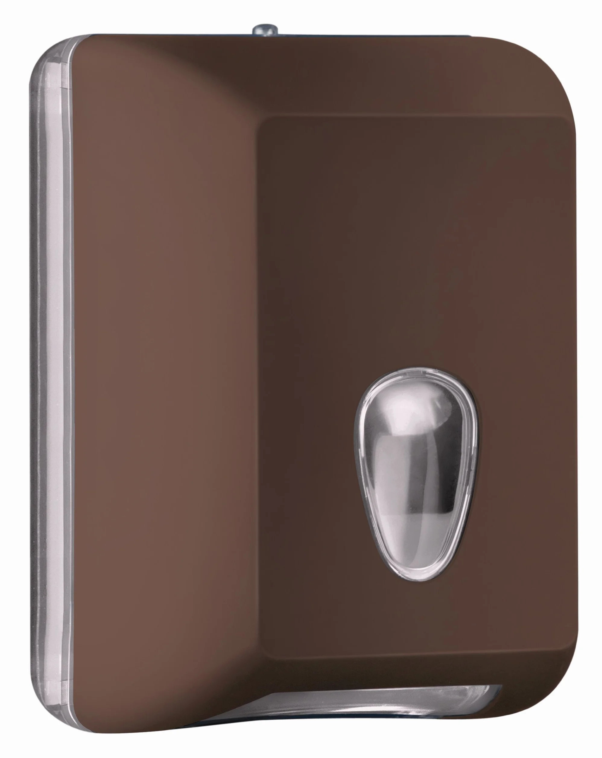 Dispenser Porta Carta Igienica A Muro Colorato Soft Touch Marrone