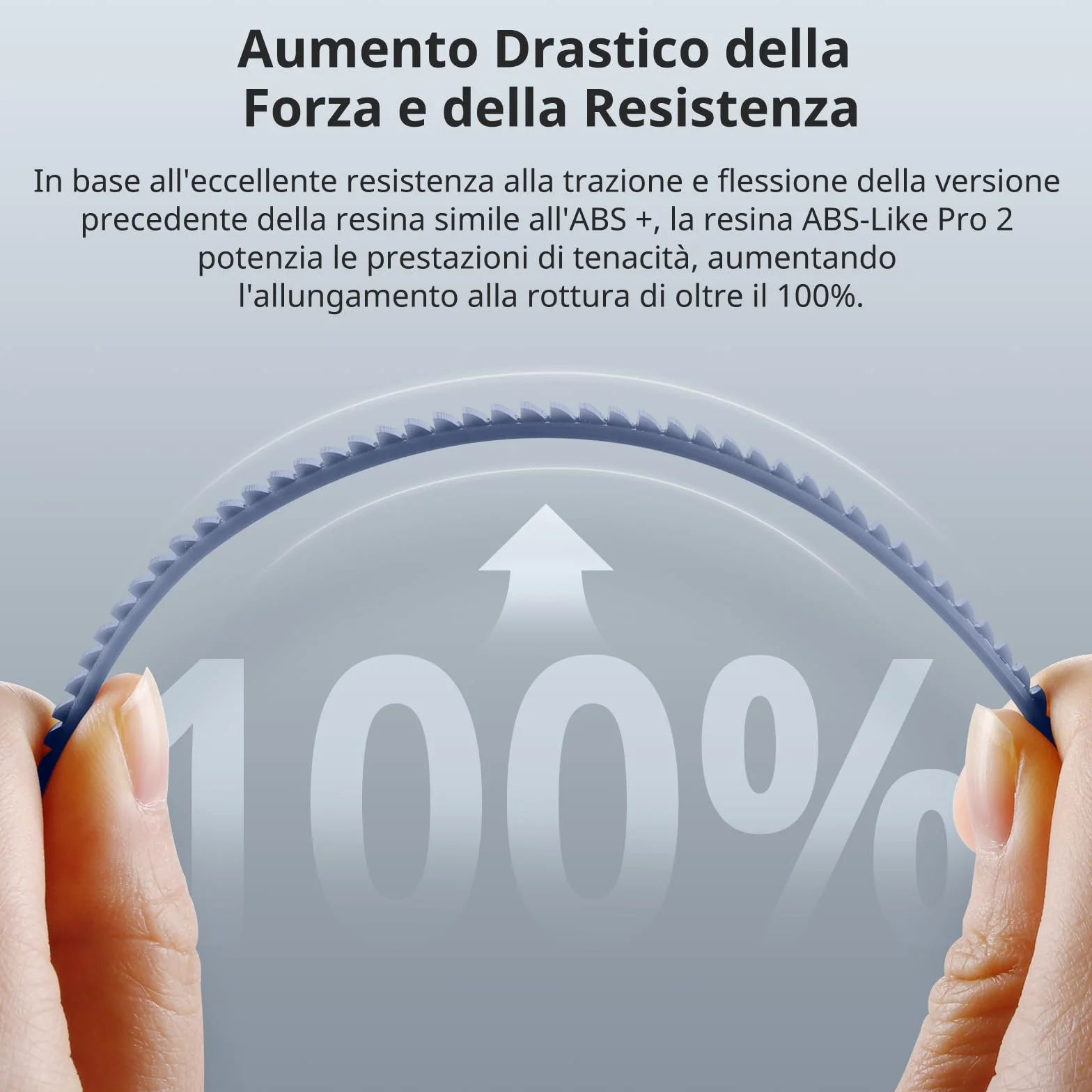 ANYCUBIC Resina Stampante 3D ABS-Like Pro 2 con Maggiore Resistenza e Robustezza, Resina 3D ad Alta Precisione e Ritiro Minimo, Ampiamente Compatibile con Tutte le Stampanti 3D a Resina(Grigio, 1000g)