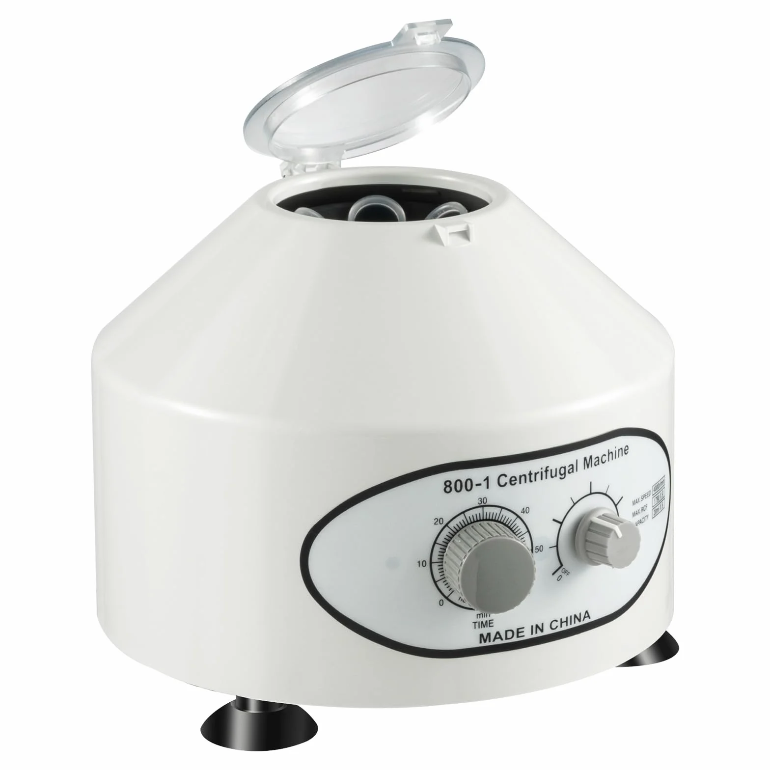 Centrifuga da laboratorio da 25 W, centrifuga elettrica da laboratorio, 6 x 20 ml, 4000 giri/min, piccola centrifuga da tavolo, per separazione del sangue, estrazione delle piante