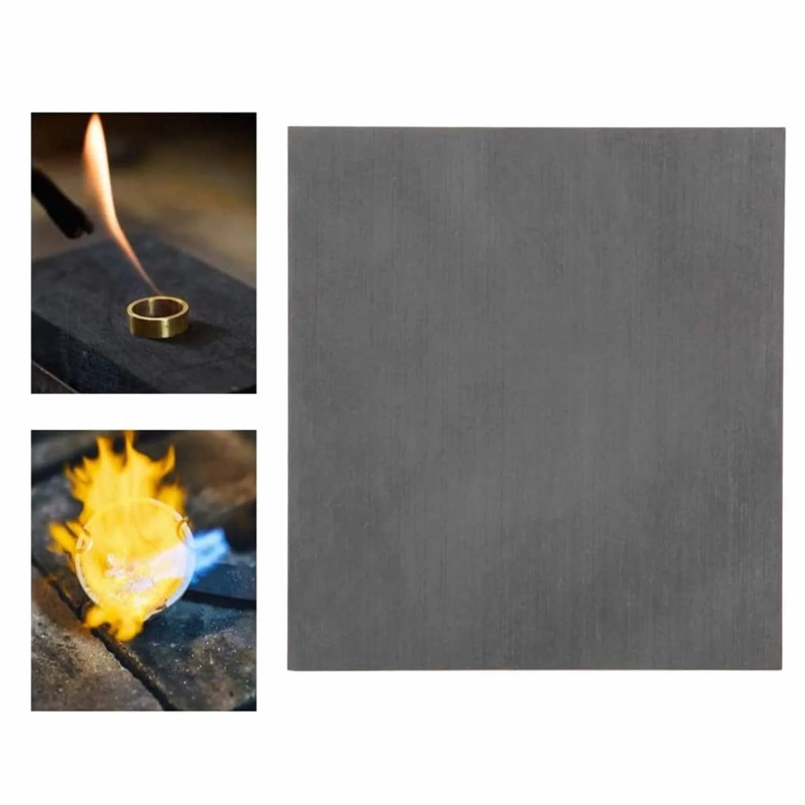 Lastra di grafite ad alta purezza 99,9% 200x100x10 mm per colata di metalli
