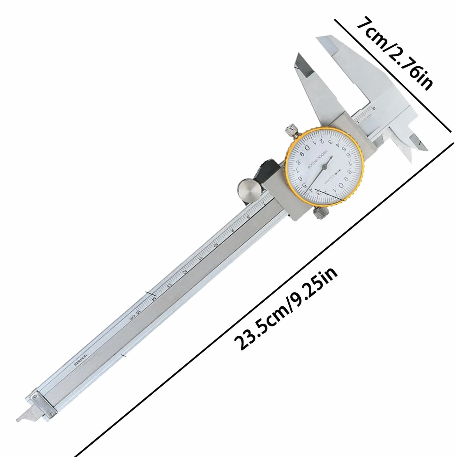 Micrometro per Diametri 0-150 mm Precisione 0,02 mm Calibro in Acciaio Strumento di Misura