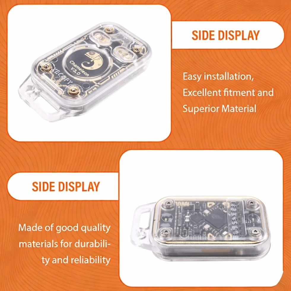 ISTOVO Lettore di Chip Intelligenti RFID Chameleon V3.0 + Emulatore di Smart Card 5XUID 125K 13,56M ID IC Tag NFC Read Writer