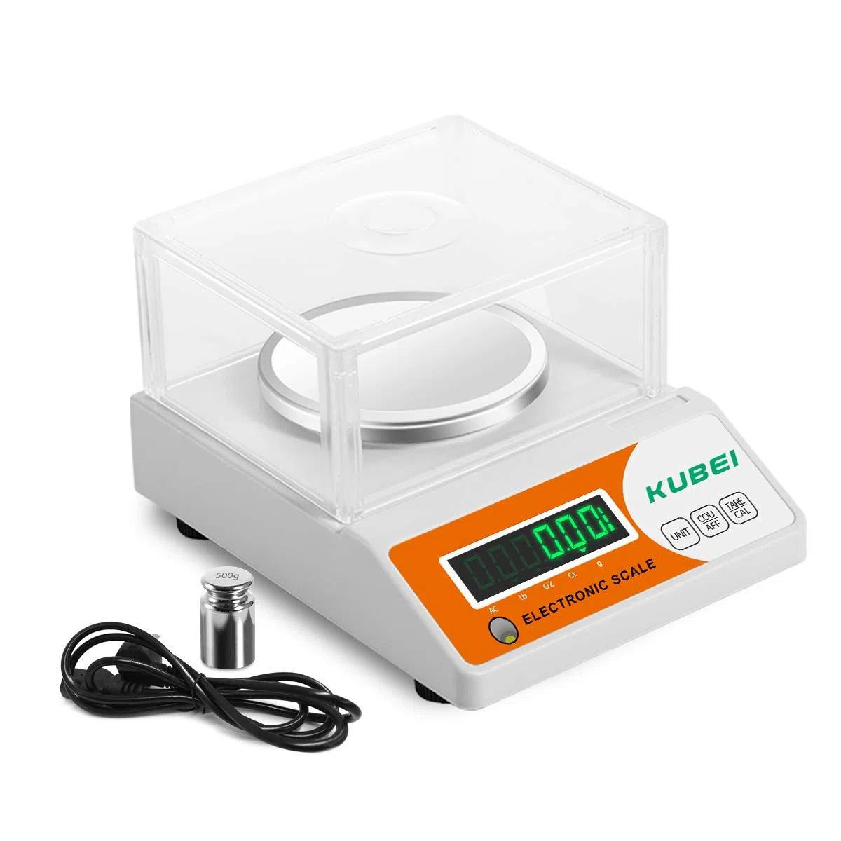 Bilancia analitica digitale ad alta precisione, 1 kg x 0,01 g, bilancia elettronica per gioielli, bilancia da cucina, bilancia calibrata e calibrata