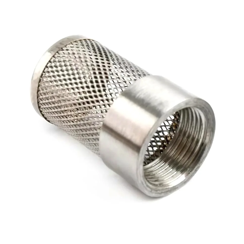 Filtro for l'acqua - Rete in acciaio inox SS304 da 1/2" a 4" for irrigazione, acquari e tubi flessibili for pompe - 1 pezzo, riutilizzabile e facile da pulire(3/4 Inch Long)