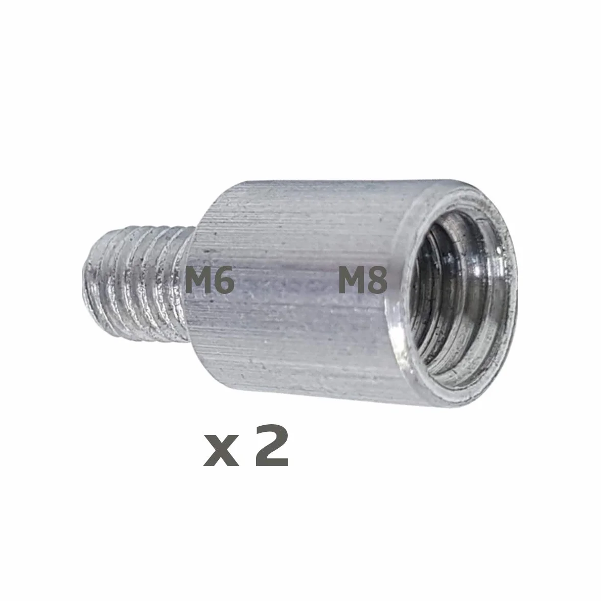 GOLDMAN SERVICE | 2 Anodi di magnesio 22x350mm per scaldabagno elettrico + Adattatore filettature M8 a M6. Anodo sacrificale per riscaldatore compatibile e valido per i principali marchi (2)