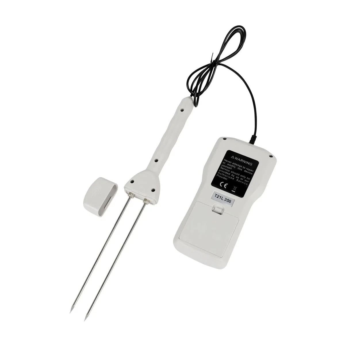 Misuratore di umidità portatile in spugna di schiuma for articoli da letto, igrometro for l'industria dell'imballaggio 0,8%-80% Basso errore, alta sensibilità