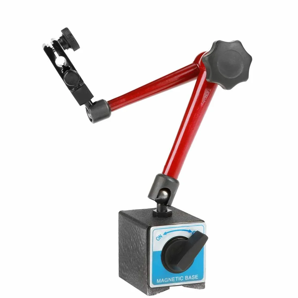 Supporto per Base Quadrante Universale, Supporto di Misurazione Magnetico, Base Magnetica Flessibile Supporto per Base Magnetica Universale Regolabile da 350 mm per Indicatore di Comparatore