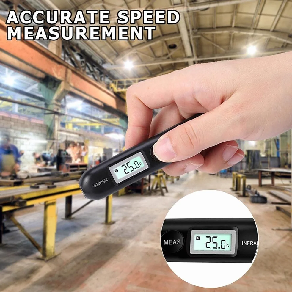 Mini Termometro Infrarossi Schermo LCD Penna Tascabile Misurazione Temperatura Celsius Fahrenheit