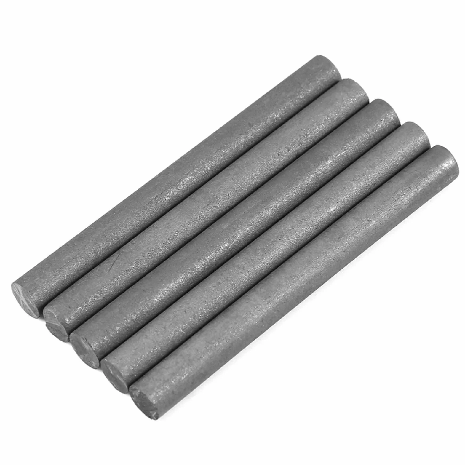 Jadeshay Elettrodo Barra in Carbonio 99,9% Purezza 100 mm Diametro 10 mm 5 Pezzi