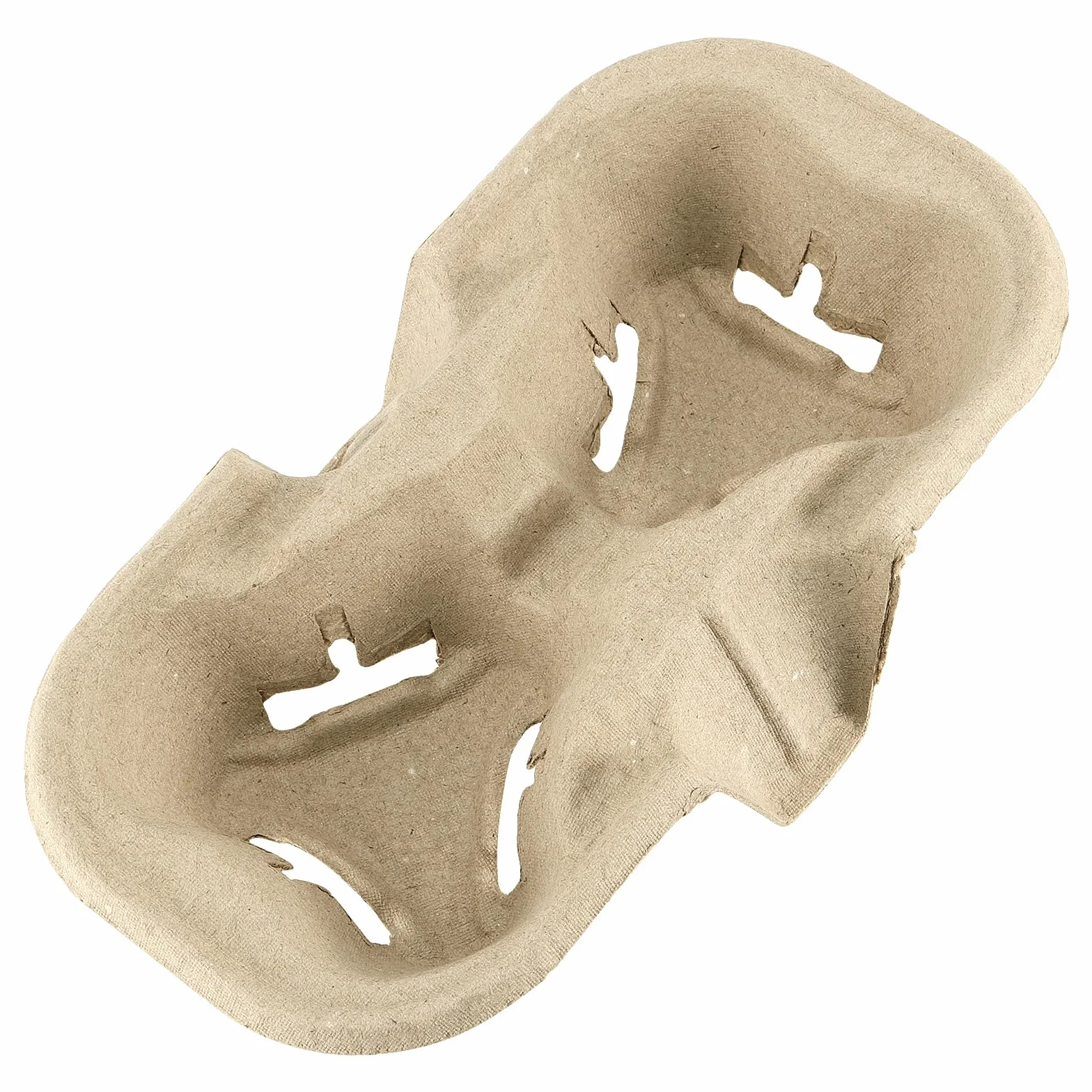 KEILEOHO 100 portabicchieri in fibra di cellulosa, 22 x 11 x 4,5 cm