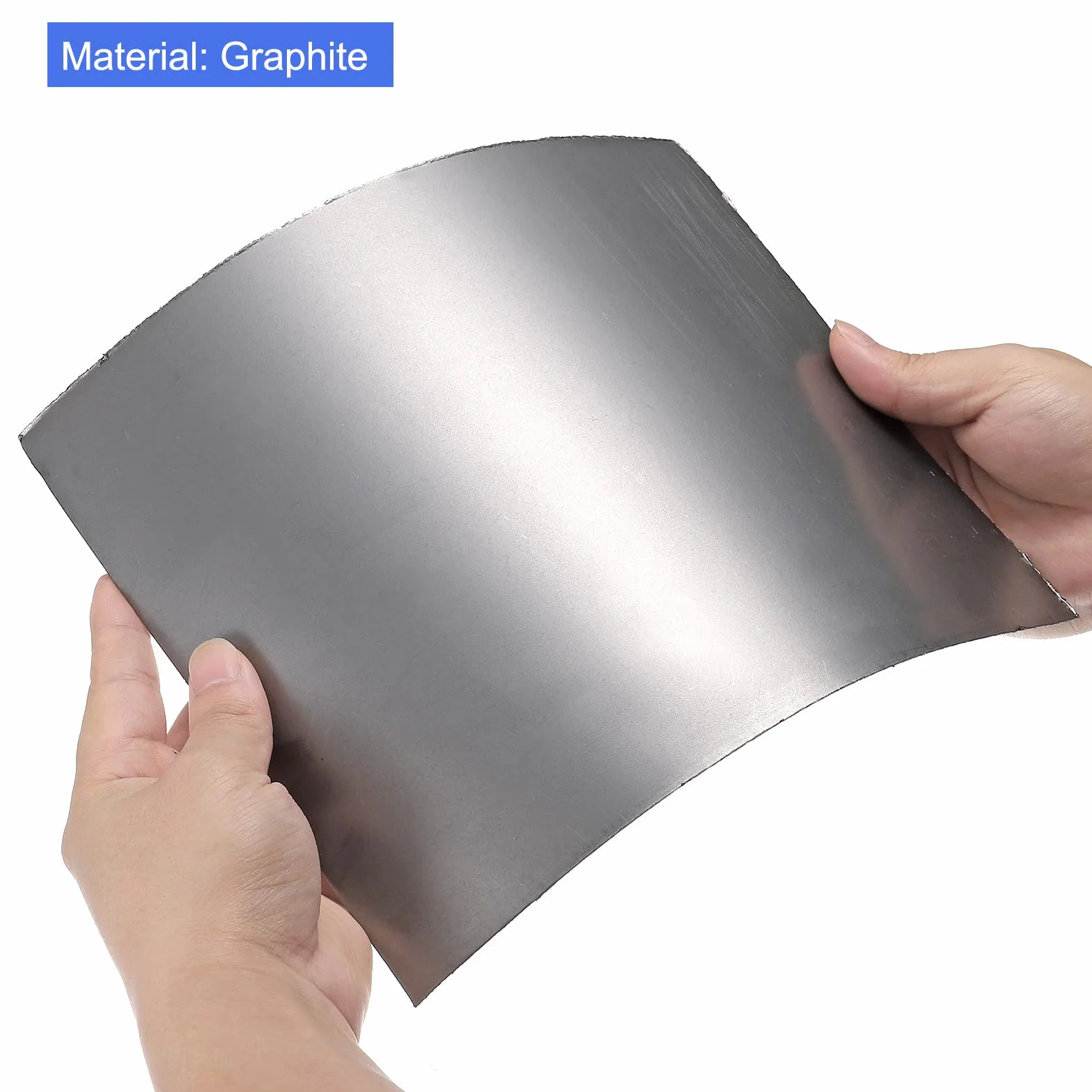 PATIKIL Grafite Pellicola Flessibile Guarnizione Foglio 250x200x0.5mm 5pz