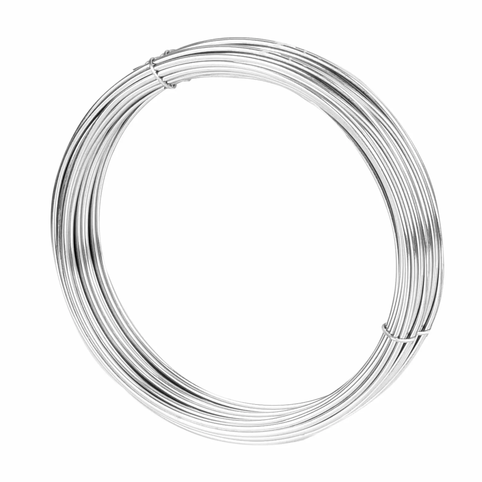 TooTaci Corda in acciaio inox, 10M/1.5mm piegabile Craft filo d'argento in acciaio inox, filo immagine, appeso per il giardino traliccio, modello di scultura, artigianato
