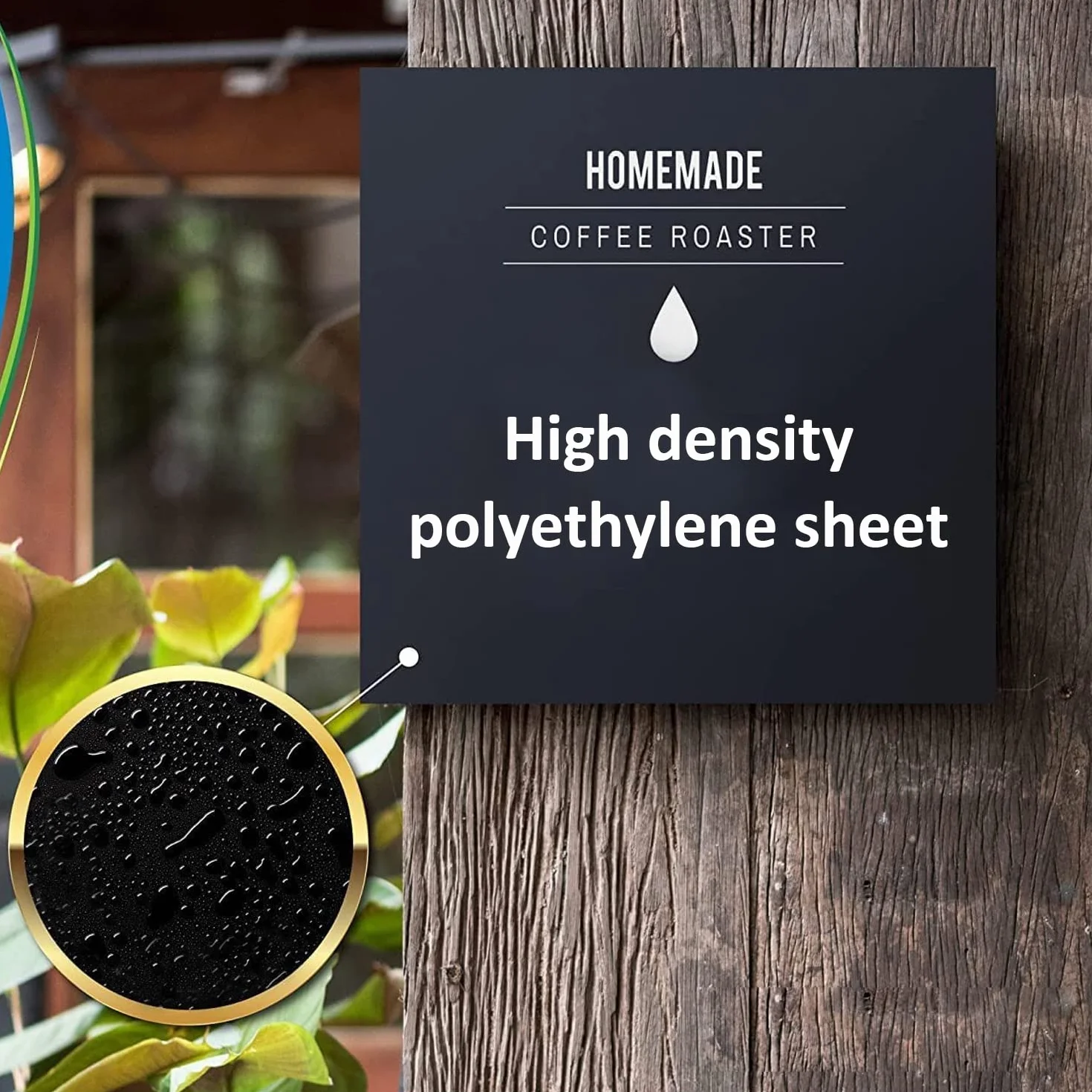 TSKDKIT Foglio di Plastica Ad Alta Densità HDPE 30 x 30 x 1 cm - Pannello Rigido Nero Spesso per Progetti, Artigianato Fai Da Te