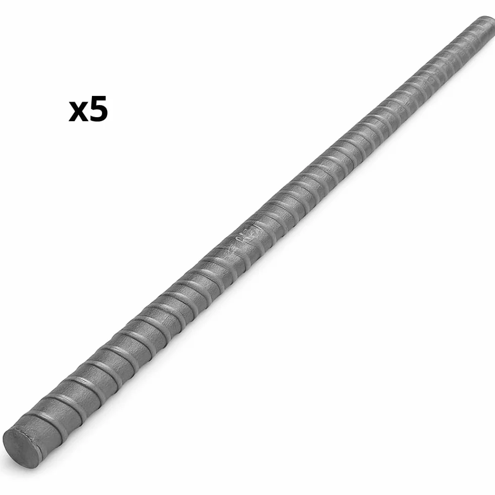 FORTUNATO Tondino Ferro Zigrinato 1,2 m Barra Armatura Cemento Armato Alta Aderenza Edilizia Confezione Pezzi 5 (5, Ø 14 mm)