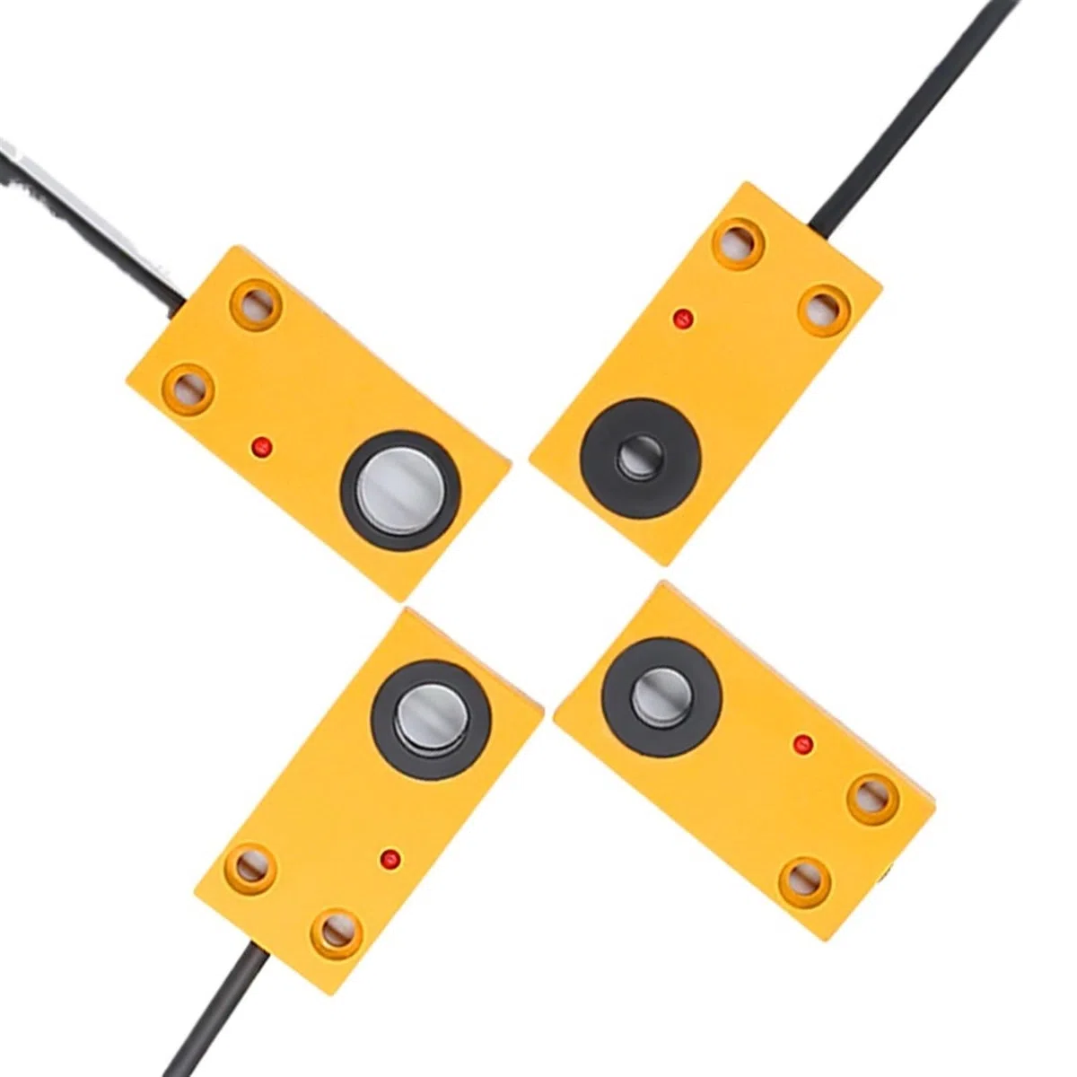 Interruttore di prossimità ad anello 6 8 10 12 14 15 Sensori induttivi con foro da 16 mm 12 V 24 V Vite Metal Detect Interruttori Proximidade(Color:TL-W5-14H,Size:PNP_NO)