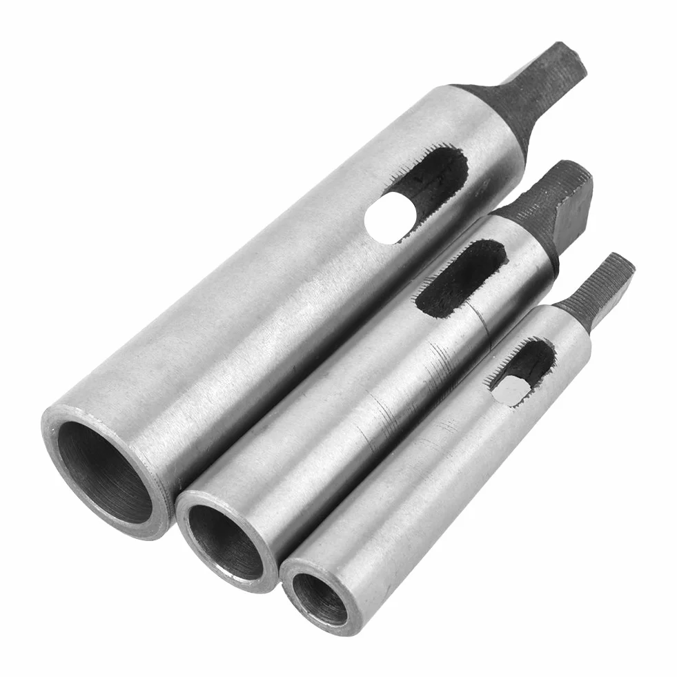 FTVOGUE 3 pz/set Boccola di Riduzione cono Morse per Tornio di Fresatura Riducendo Manicotto del Mandrino