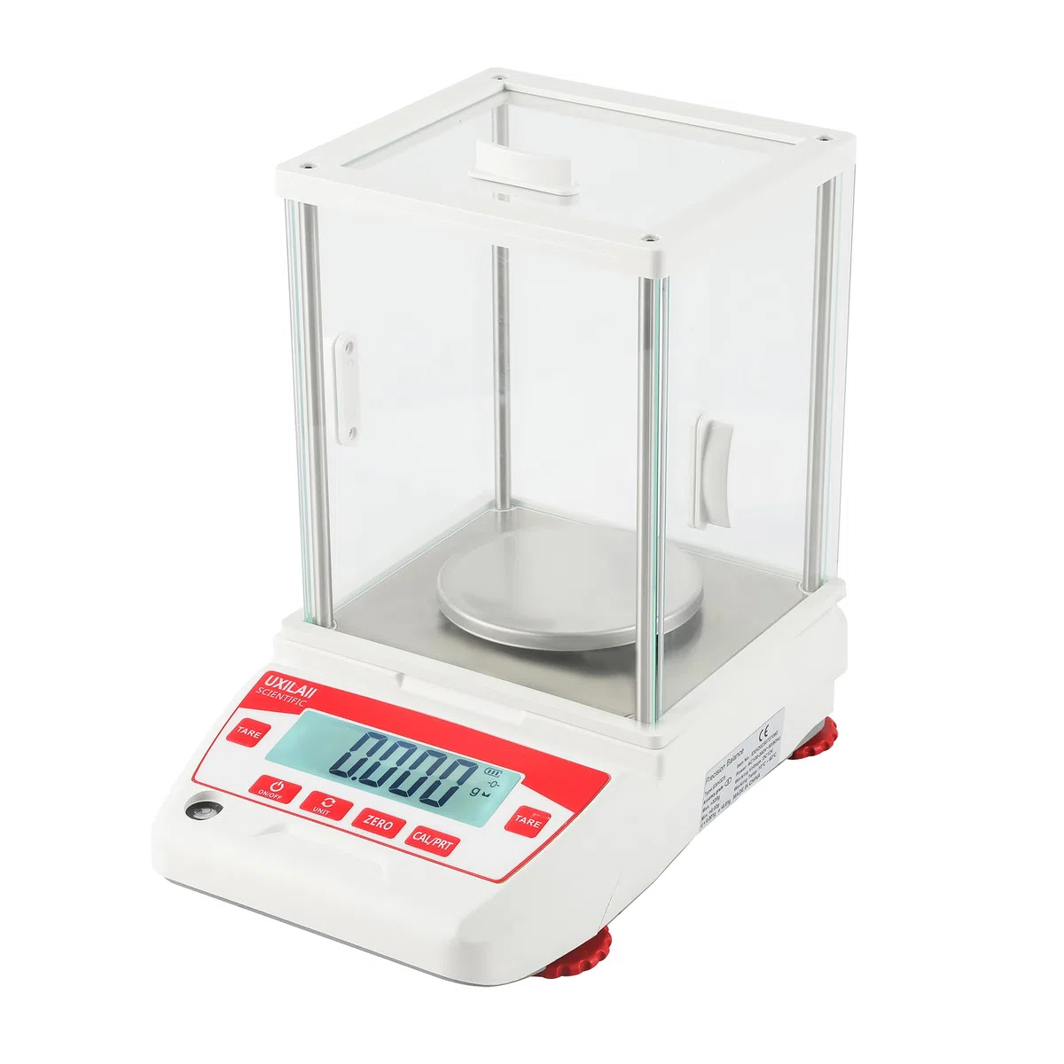Bilancia analitica 1 mg GN ct Unità di precisione Bilancia analitica digitale RS232 Interfaccia Laboratorio Bilancia elettronica Display LCD con vetro parabrezza (320g0.001g)