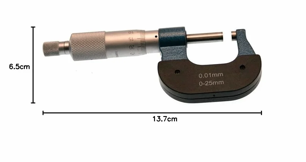 Draper Micrometro esterno 0-25 mm