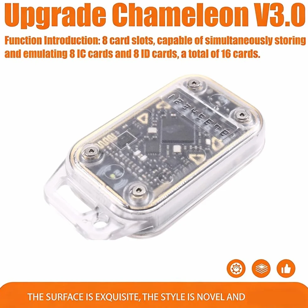 ISTOVO Lettore di Chip Intelligenti RFID Chameleon V3.0 + Emulatore di Smart Card 5XUID 125K 13,56M ID IC Tag NFC Read Writer