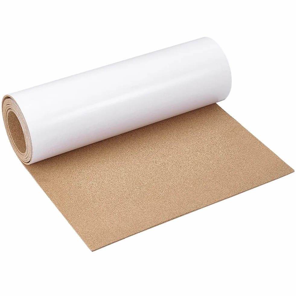 PH PandaHall Rotolo di Sughero Autoadesivo 2.4x0.4m 3mm Spessore Bacheca da Parete