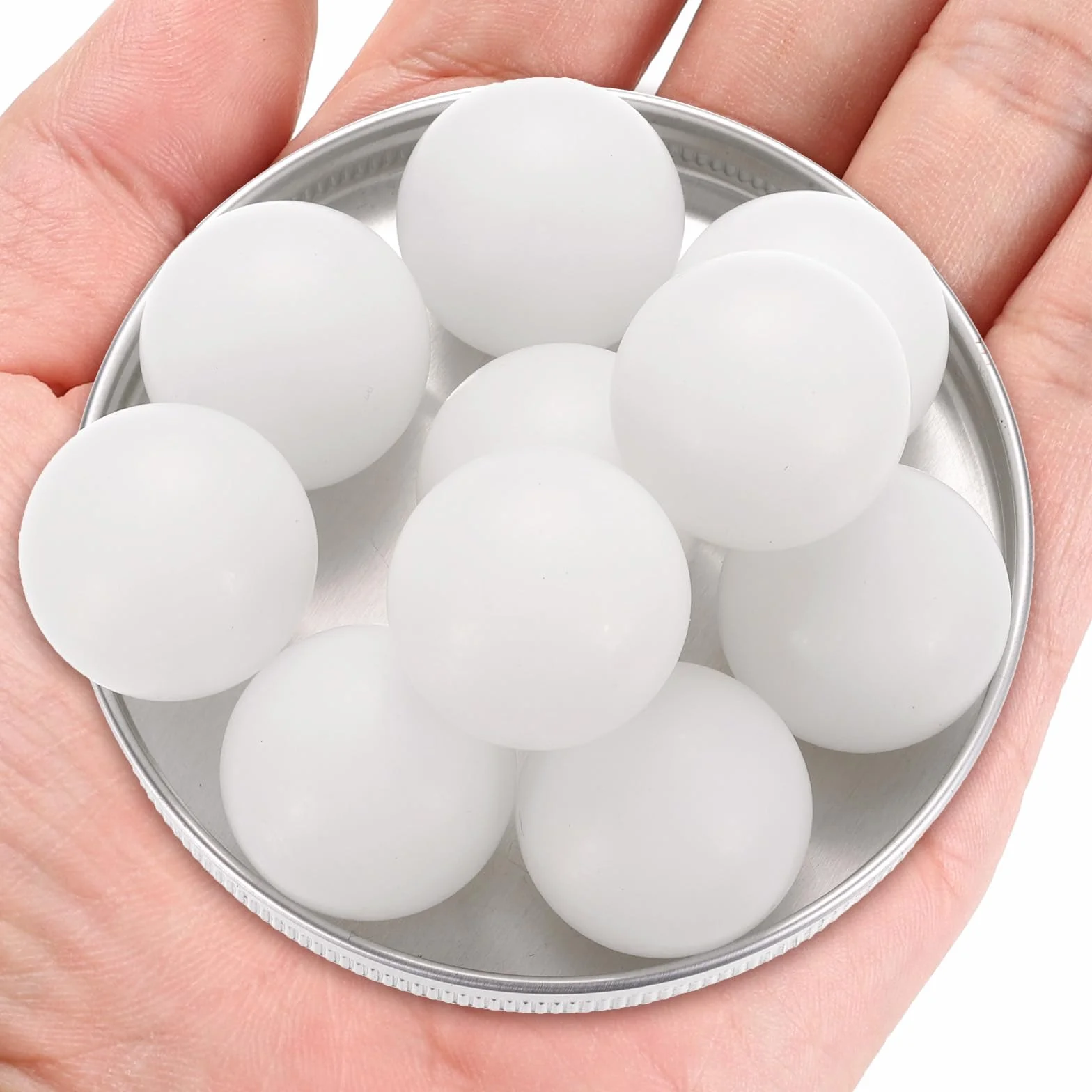 QUARKZMAN 20pz Pom Cuscinetto Sfere 25mm Solido Plastica Cuscinetto Sfere Precisione Pom Sfere