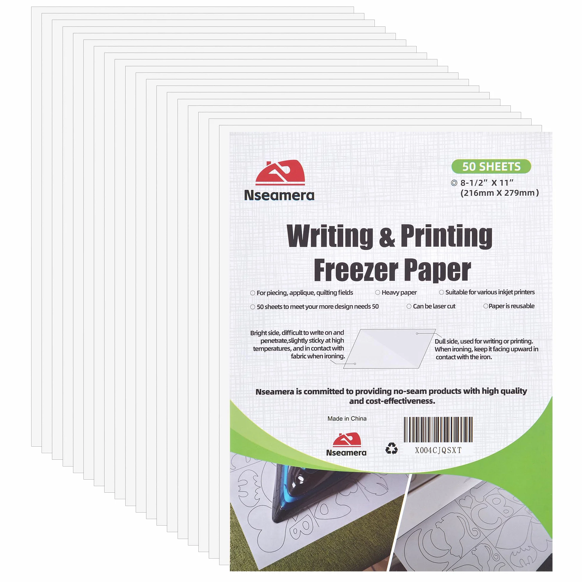 Fogli di carta resistenti per freezer 21,9 x 27,9 cm 50 fogli stampabili tagliabili al laser