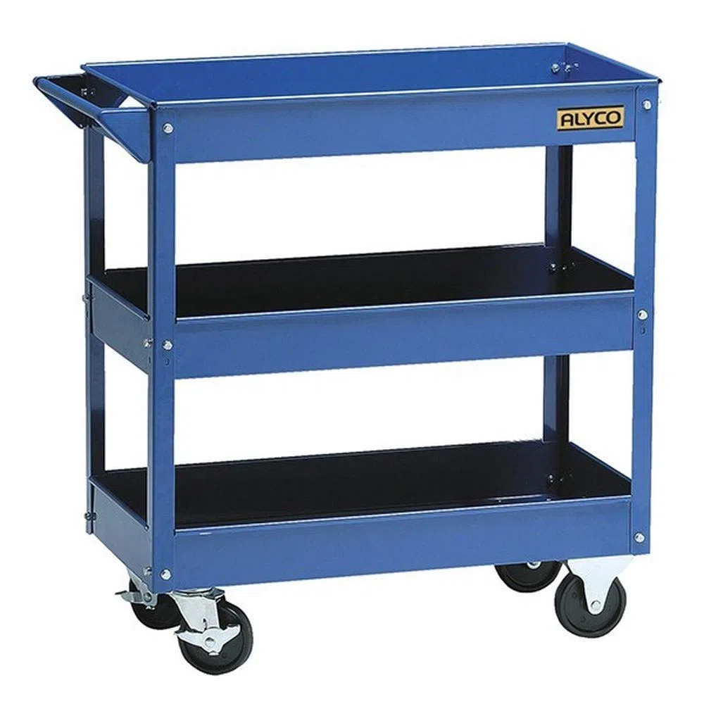 ALYCO 192725 - Carrito de taller con 3 bandejas 740 x 380 x 780 mm 15 Kg
