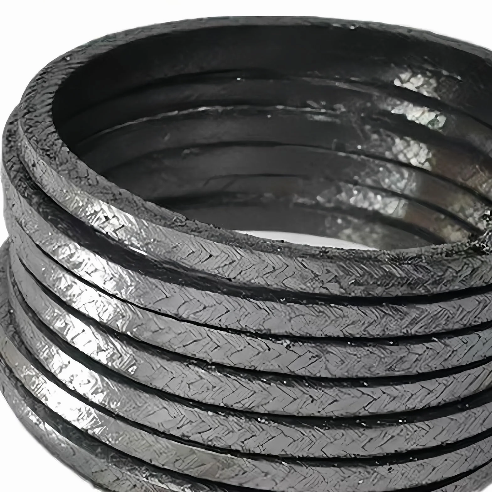 Baderna A Compressione Intrecciata In Grafite Flessibile Espansa Classe A Guarnizione Di Tenuta Meccanica 12x12mm 3m