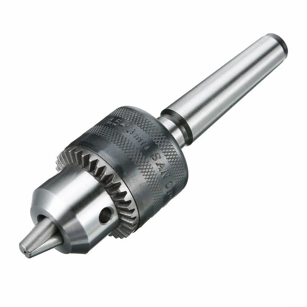 Mandrino per trapano per tornio per legno, tipo chiave per trapano, mini tornio in metallo, mandrino per trapano con MT2 per porta utensili conico MORSE