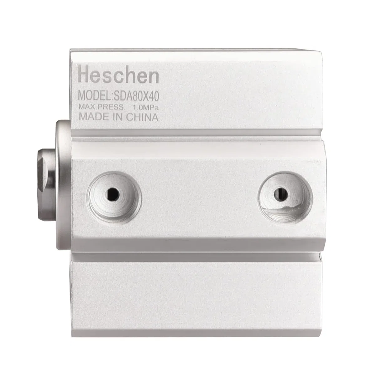 Heschen Alluminio Pneumatico Compatto Cilindro dell' Aria SDA 80 – 40 Alesaggio: 80 mm; Corsa: 40 mm 3/8 PT Port Dimensioni Doppio Effetto