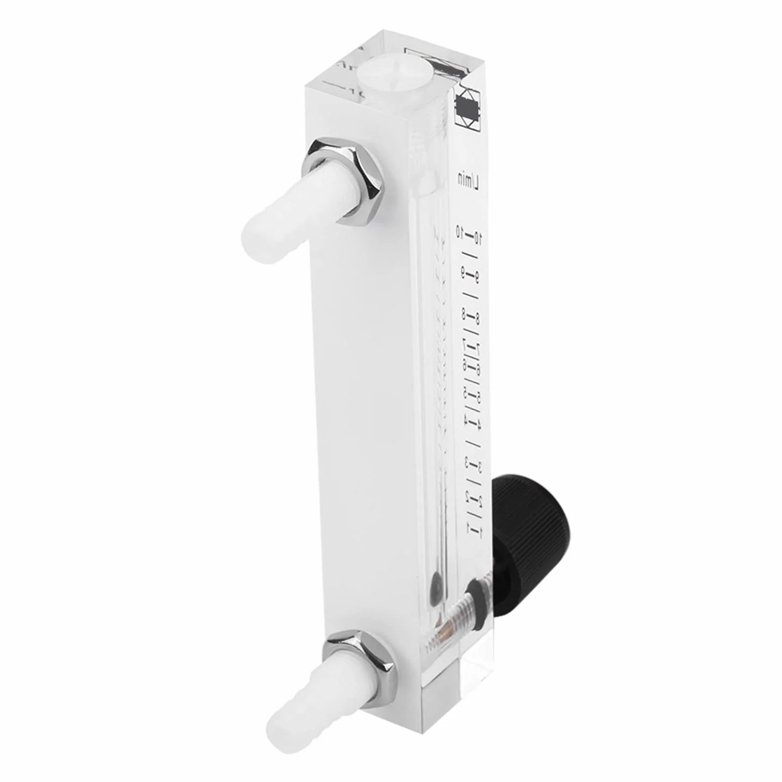 Flussimetro Gas 1-10LPM Valvola Controllo Flusso Scale Numerica Misuratore Flusso d'Aria Ossigeno 0~3LPPM 0.6Mpa 0-60°C